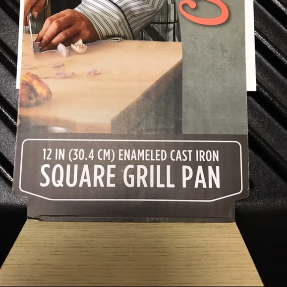 Cravings by Chrissy Teigen Enamel Cast Iron 12" Square Grill Pan - Picture 3 of 12
